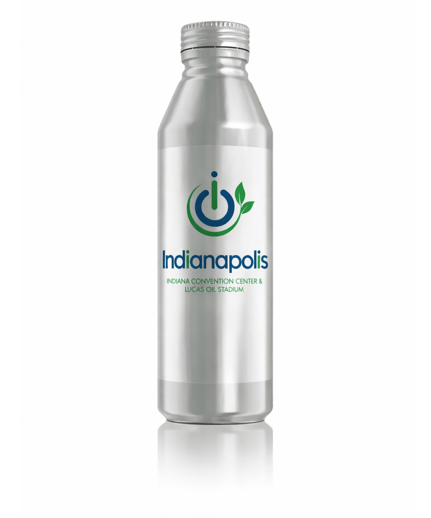 Custom Labeled Aluminum Spring Water Bottles (16oz)