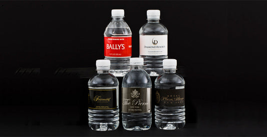 Custom Printed PET Bottled Spring Water (12oz)