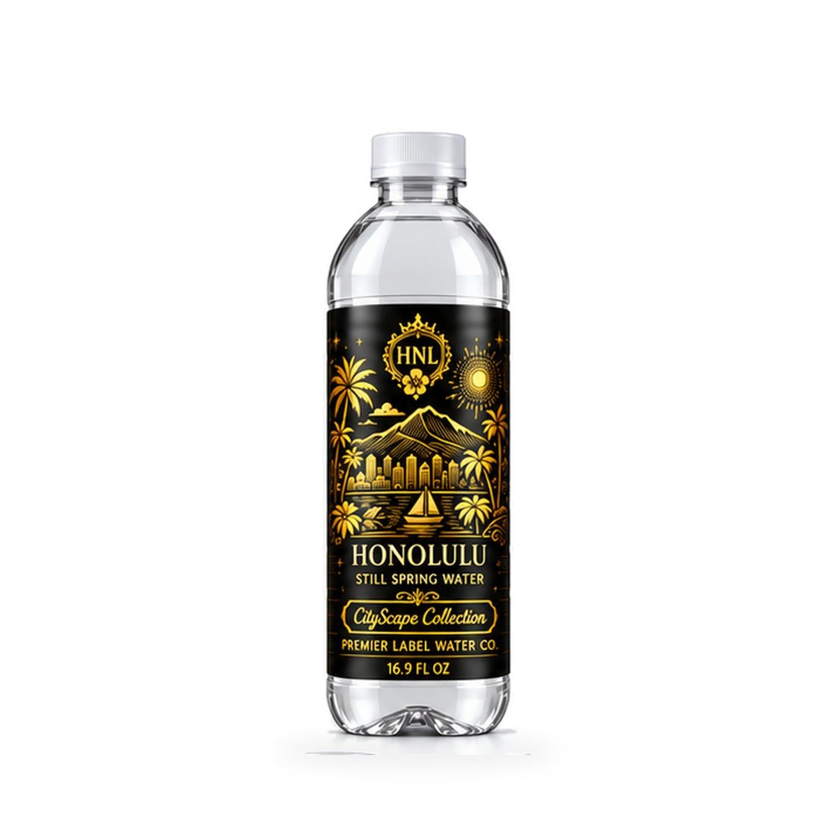 CityScape Honolulu PET bottle, Black Label