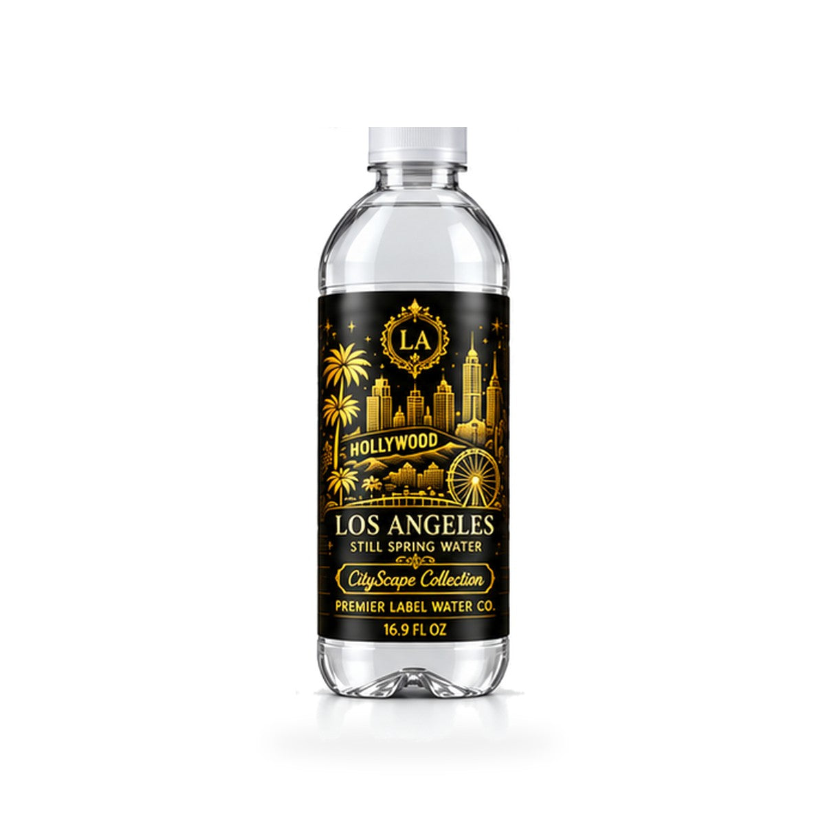 CityScape Los Angeles PET bottle, Black Label