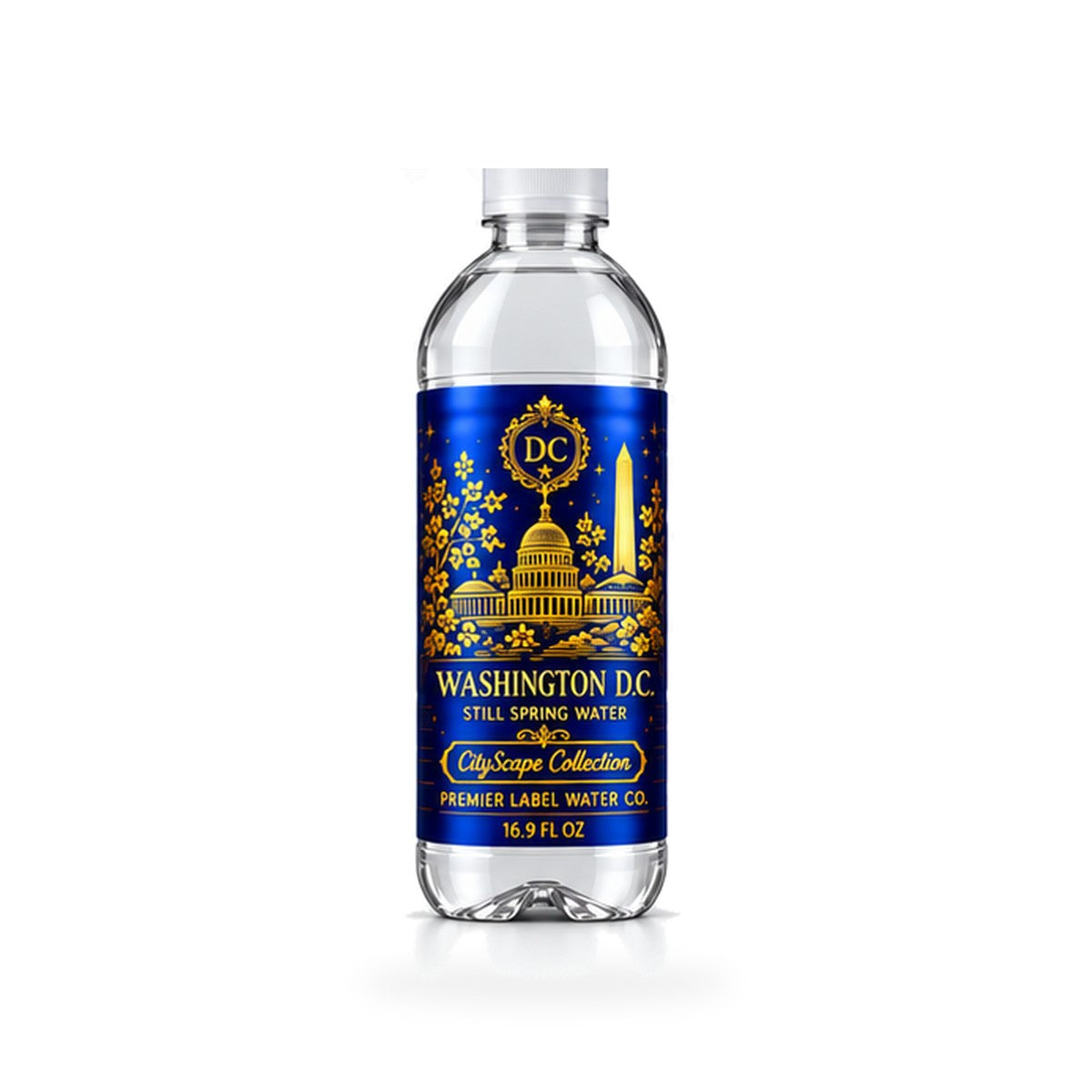 CityScape Washington D.C. PET bottle, Blue Label